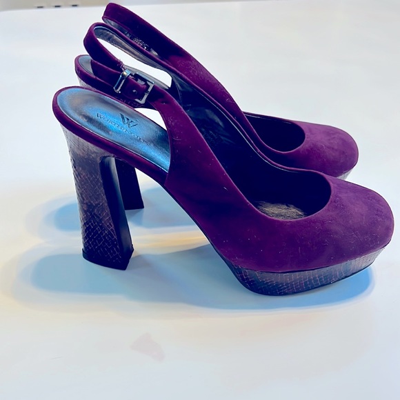 Worthington Shoes - Purple velvet stilettos
